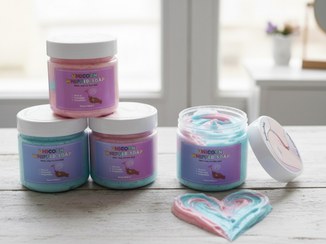 تصویر صابون خامه ای یونیکورن 