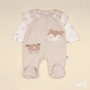 تصویر سرهمی نوزاد نیلی طرح فندق 