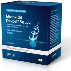 تصویر محلول ماینوکسیدیل ۵ درصد دکسل مردانه بسته ۳ عددی ۶۰ میلی لیتری 