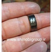 تصویر انگشتر مشکی اس اس آلمان نازی 