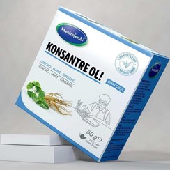 تصویر دمنوش تمرکز KONSANTRE OL | افزایش تمرکز و حافظه با جینکو و جینسینگ 