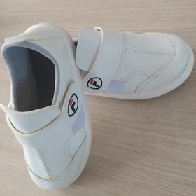 تصویر کفش بچه گانه مدل چسبی/رنگ سفید 