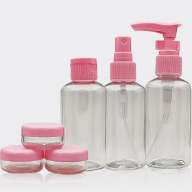 تصویر ست باکس مسافرتی 7 تکه محصولات بهداشتی فولی فانگ Phulifang Cosmetic Bottle Travel set 