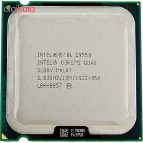 تصویر پردازنده اینتل مدلCore2 Quad Q9550 سوکت 775 و فرکانس 2.83 استوک Core2 Quad Q9550 2.83GHz 12MB LGA-775 Yorkfield CPU