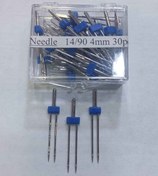 تصویر سوزن دوقلو چرخ خیاطی خانگی پک ۳ تایی 