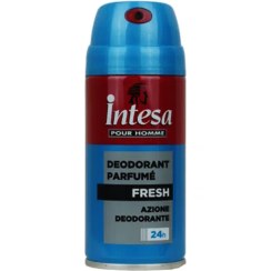 تصویر اسپری دئودورانت مردانه اینتسا مدل Fresh حجم 150 میلی لیتر INTESA DEODORANT PARFUME FRESH 150ml