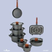 تصویر سرویس قابلمه یونیک مدل 8597 ۱۵ پارچه گرانیتی 
