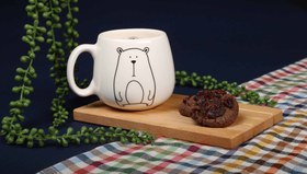 تصویر ماگ سرامیکی تپل، طرح حیوانات Ceramic mug, animal design