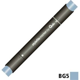 تصویر ماژیک راندو دو سر Stylefile کوییلو کد BG5 رنگ BLUE GREY 