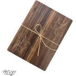 تصویر جعبه هدیه چوبی مناسب دفتر سایز متوسط 