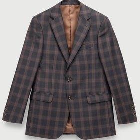 تصویر کت تک مشکی قهوه‌ای - 53086 