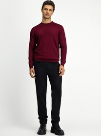 تصویر بافت و پلیور مردانه بورگوندی کیگیلی | KKBSD578DZ001 اورجینال 