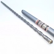 تصویر مته الماسه چهارشیار چهار الماس سایز 14x460 برند TAM SDS PLUS hammer Drill cross tip size 14x460