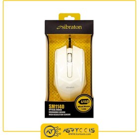 تصویر ماوس سیبراتون مدل SM1140 Sibraton SM1140 Wired Optical Mouse