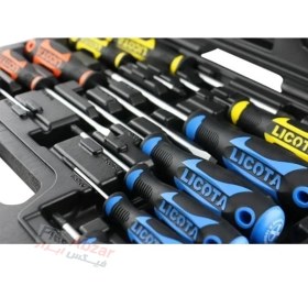 تصویر پیچ گوشتی لیکوتا مدل ASD-500K6B LICOTA 12 PCS SCREWDRIVER SET ASD-500K6B