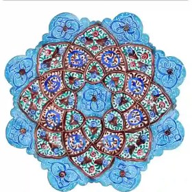 تصویر بشقاب مینا 10 