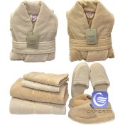 تصویر ست حوله تن پوش مادام کوکو مدل 1220 