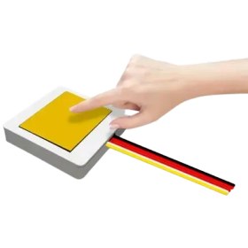 تصویر کلید لمسی تک تاچ تک رنگ | مخصوص زیر آینه حمام و دستشویی 