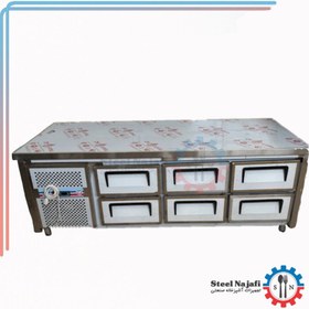 تصویر فریزر زیر گریل 6 کشو 