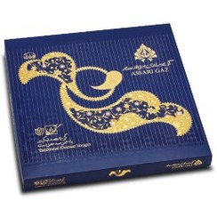 تصویر گز آردی ۴۰ درصد انگبین و ۳۲ درصد مغز پسته عصاری ۱۶ گل 