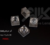 تصویر لنز اس ام دی مربعی 24*24 میلیمتر برای تمامی SMD ها ، 10 درجه smd lenses