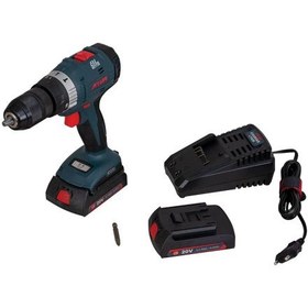 تصویر دریل پیچ گوشتی شارژی چکشی براشلس ۲۰ ولت آروا مدل ۵۸۵۴ Arva model 5854 brushless 20V cordless hammer screwdriver drill