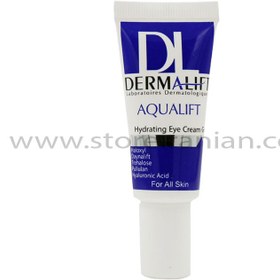 تصویر ژل کرم آبرسان دور چشم آکوالیفت درمالیفت حجم 20 میلی لیتر Dermalift Aqua;lift Hydrating Eye Cream Gel 20ml