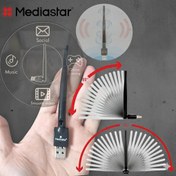 تصویر فلش وای فای اصلی برند مدیا استار دانگل وای فای فابریک برای اتصال اینترنت به گیرندهای مدیا استار MEDIASTAR WIFI