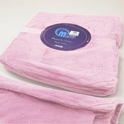 تصویر پتو یکنفره سفری خزر مرینوس صورتی 