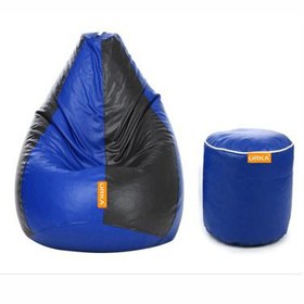 تصویر بین بگ بزرگ چرم با زیرپایی کد 33075