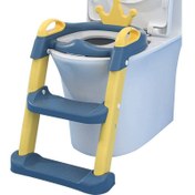تصویر رابط توالت فرنگی پله دار کودک مدل تاج دار 