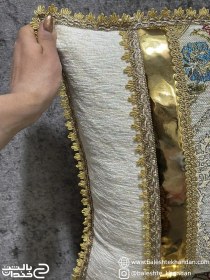 تصویر جفت بالش کوزه ای 