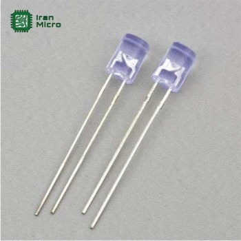 خرید و قیمت ال ای دی LED گرد سر تخت - 5 میل - آبی - بسته 10 تایی | ترب