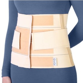 تصویر شکم بند با کش دوبل طب و صنعت کد 60430 Double Rubber Elastic Abdominal Binder