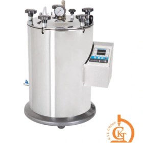 تصویر اتوکلاو 100 لیتری ایستاده ریحان طب 100 liter standing autoclave Rehan Teb