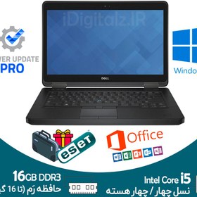 تصویر لپ تاپ Core i5 نسل چهار Dell E5440 رم 16 هارد SSD 512 