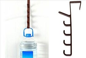 تصویر آویز لباس پشت دری عمودی بسته ۲ عددی 