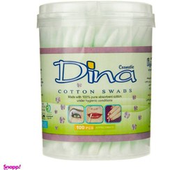 تصویر گوش پاک کن دینا (Dina) بسته 100 عددی 