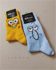 تصویر جوراب فانتزی ساقدار 