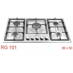تصویر اجاق گاز رومیزی رهام RG101 ۵ شعله استیل 