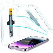 تصویر محافظ صفحه نمایش گوشی موبایل اسپیگن مدل Spigen GLAS.tR EZ Fit مخصوص گوشی موبایل اپل iPhone 14 Pro Max 