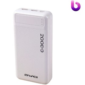 تصویر پاوربانک فست شارژ 20000 اوی Awei P6K 10.5W Awei P6K 10.5W 20000mAh Power Bank