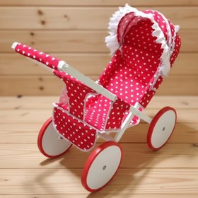 تصویر کالسکه عروسک چوبی 