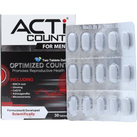 تصویر اکتی کانت (تقویت جنسی آقایان) ابیان دارو 30 قرص Acti Count Abian Daru 30 tabs