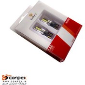 تصویر هدلایت خودرو توبیز مدل T10-CANBUS رنگ سفید با چیپ LED 