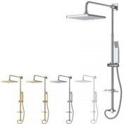 تصویر علم دوش کلار فلت دوکاره - سفید 