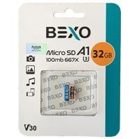 تصویر مموری 32 گیگ Bexo C10 U3 100 MB/S 667X 