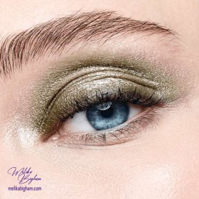 تصویر سایه مایع چشم |45359 Longwear Liquid Eyeshadow Metallic | smokey Green - THE ONE دوان سبز دودی 