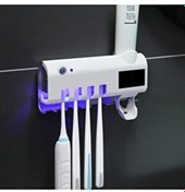 تصویر ابزار فشار دهنده خمیر دندان ضدعفونی کننده و نگهدارنده مسواک چند منظوره برند TUTYAKALA 