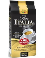 تصویر دانه قهوه اسپرسو 100٪ عربیکا ساکوئلا ایتالیا Saquella 100% Arabica Italia Coffee Beans 